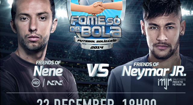 Neymar Jr é a atração especial do jogo de Nenê em Jundiaí