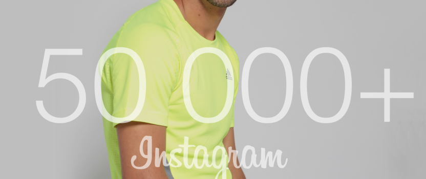 50 000 fans sur Instagram