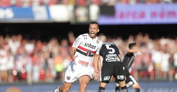 Com gol de Nenê, São Paulo sai na frente na semi do Paulistão