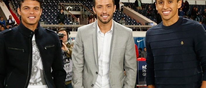 Nenê encontra amigos do PSG em Paris