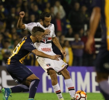 Nenê elogia postura do São Paulo na estreia da Copa Sul-Americana